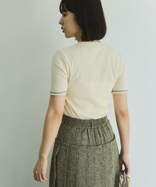 VICKY / ビッキー カットソー | カットリブハイショクステッチTシャツ≪手洗い可能≫ | 詳細2