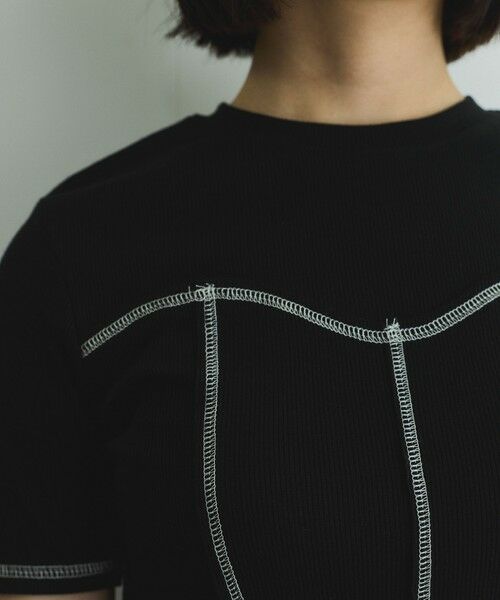 VICKY / ビッキー カットソー | カットリブハイショクステッチTシャツ≪手洗い可能≫ | 詳細11