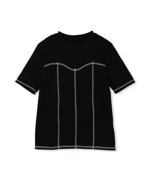 VICKY / ビッキー カットソー | カットリブハイショクステッチTシャツ≪手洗い可能≫ | 詳細14