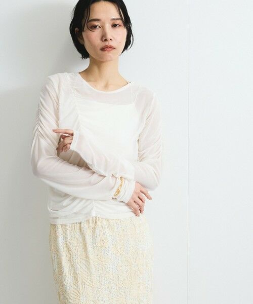 VICKY / ビッキー カットソー | ニュアンスシアーシャーリングプルオーバー≪手洗い可能≫ | 詳細1