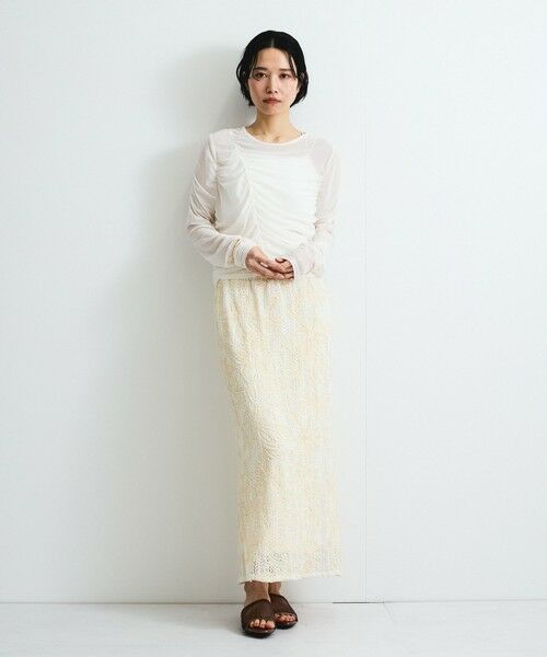 VICKY / ビッキー カットソー | ニュアンスシアーシャーリングプルオーバー≪手洗い可能≫ | 詳細3