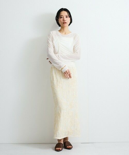 VICKY / ビッキー カットソー | ニュアンスシアーシャーリングプルオーバー≪手洗い可能≫ | 詳細4