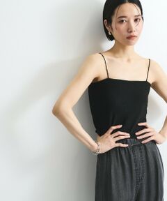 VICKY / ビッキー キャミソール・チューブトップ | カップ付きラメキャミソール≪手洗い可能≫