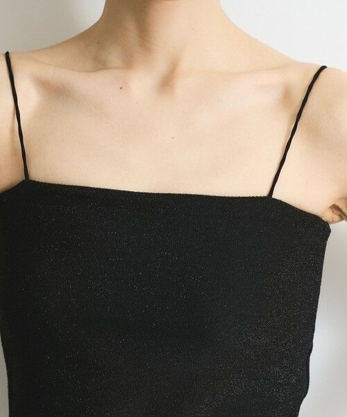 VICKY / ビッキー キャミソール・チューブトップ | カップ付きラメキャミソール≪手洗い可能≫ | 詳細6