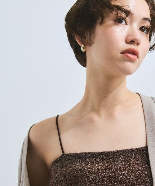 VICKY / ビッキー キャミソール・チューブトップ | カップ付きラメキャミソール≪手洗い可能≫ | 詳細14