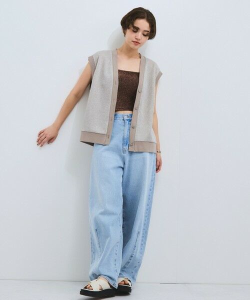 VICKY / ビッキー キャミソール・チューブトップ | カップ付きラメキャミソール≪手洗い可能≫ | 詳細15