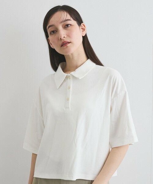 VICKY / ビッキー カットソー | 【汗染み防止】ポロトップス≪セットアップ対応/洗濯機で洗える≫ | 詳細1