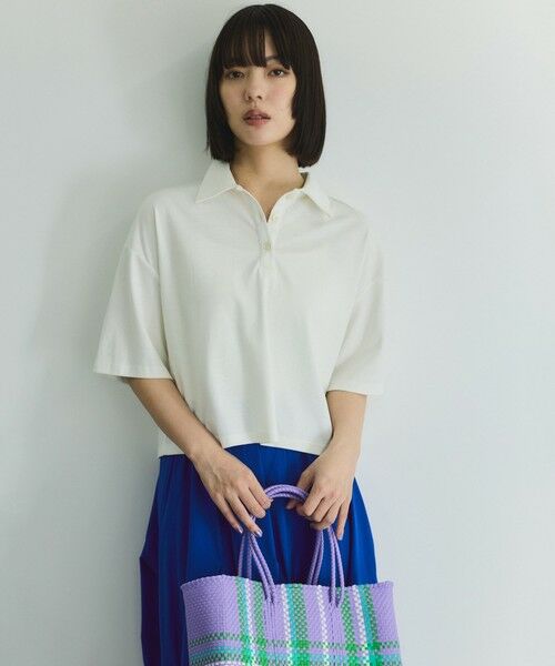 VICKY / ビッキー カットソー | 【汗染み防止】ポロトップス≪セットアップ対応/洗濯機で洗える≫ | 詳細9