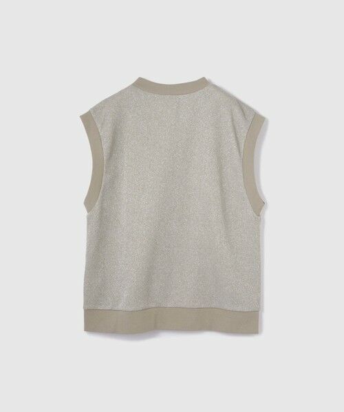VICKY / ビッキー ダウンジャケット・ベスト | ラメ裏毛マエアキベスト≪手洗い可能≫ | 詳細20