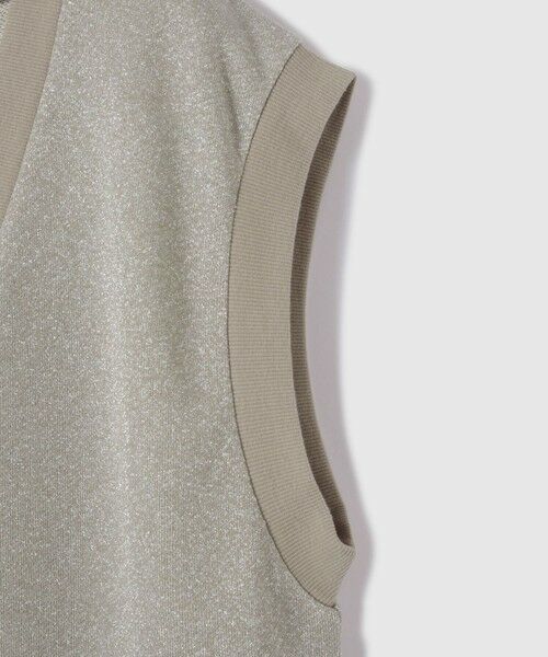 VICKY / ビッキー ダウンジャケット・ベスト | ラメ裏毛マエアキベスト≪手洗い可能≫ | 詳細22