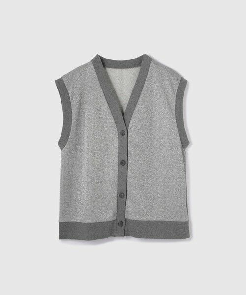VICKY / ビッキー ダウンジャケット・ベスト | ラメ裏毛マエアキベスト≪手洗い可能≫ | 詳細28