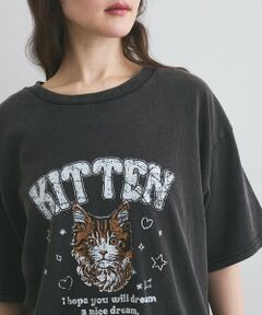 VICKY / ビッキー カットソー | ヴィンテージ加工プリントTシャツ≪洗濯機で洗える≫