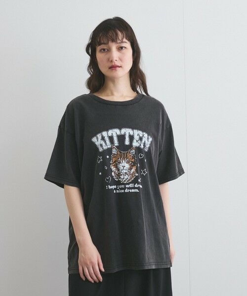 VICKY / ビッキー カットソー | ヴィンテージ加工プリントTシャツ≪洗濯機で洗える≫ | 詳細1