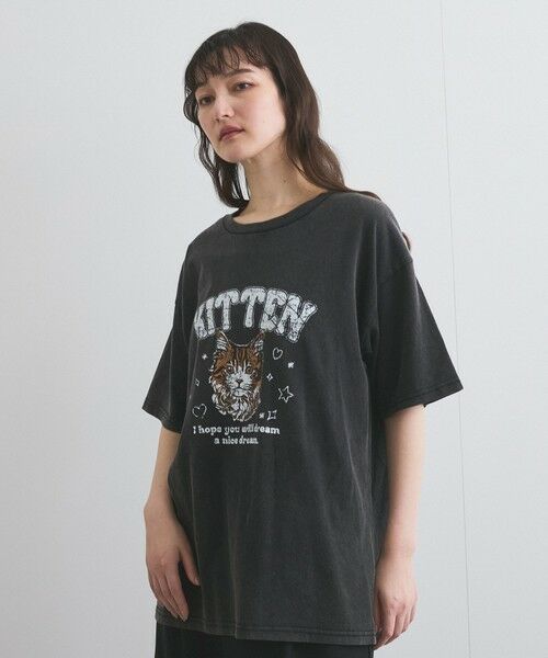 VICKY / ビッキー カットソー | ヴィンテージ加工プリントTシャツ≪洗濯機で洗える≫ | 詳細2