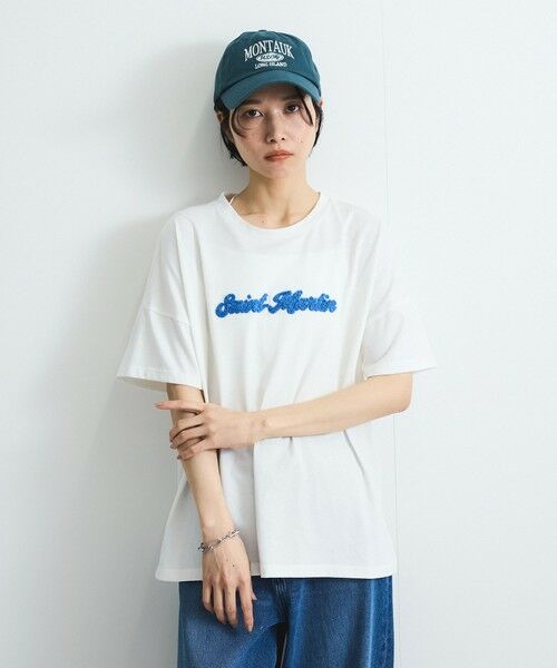 VICKY / ビッキー カットソー | さがら刺繍ロゴTシャツ≪洗濯機で洗える≫ | 詳細3