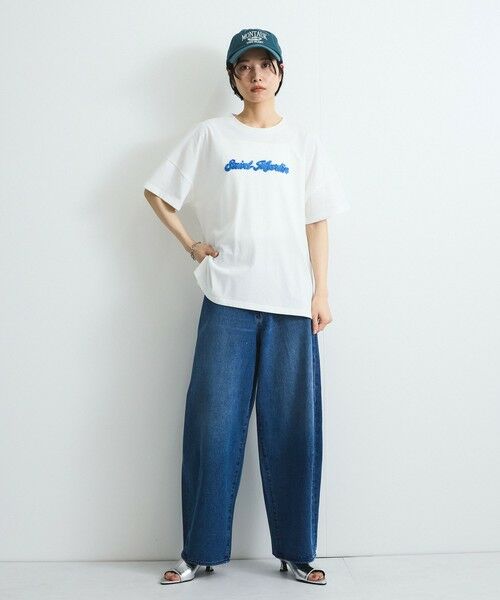 VICKY / ビッキー カットソー | さがら刺繍ロゴTシャツ≪洗濯機で洗える≫ | 詳細5