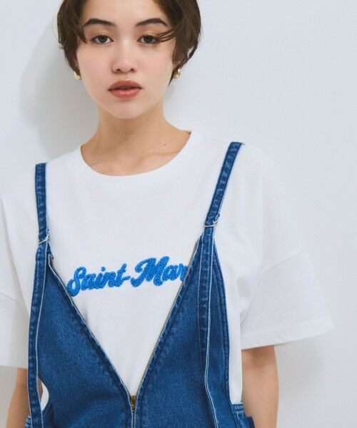 VICKY / ビッキー カットソー | さがら刺繍ロゴTシャツ≪洗濯機で洗える≫ | 詳細6