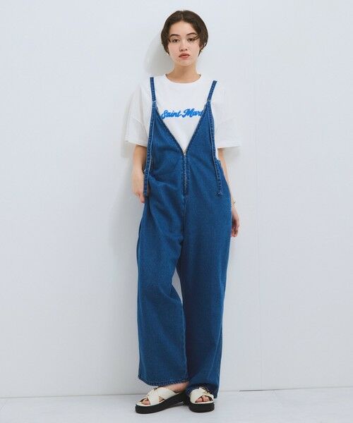 VICKY / ビッキー カットソー | さがら刺繍ロゴTシャツ≪洗濯機で洗える≫ | 詳細7