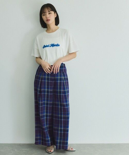 VICKY / ビッキー カットソー | さがら刺繍ロゴTシャツ≪洗濯機で洗える≫ | 詳細9