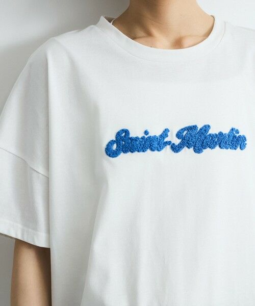 VICKY / ビッキー カットソー | さがら刺繍ロゴTシャツ≪洗濯機で洗える≫ | 詳細1