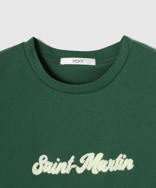 VICKY / ビッキー カットソー | さがら刺繍ロゴTシャツ≪洗濯機で洗える≫ | 詳細24