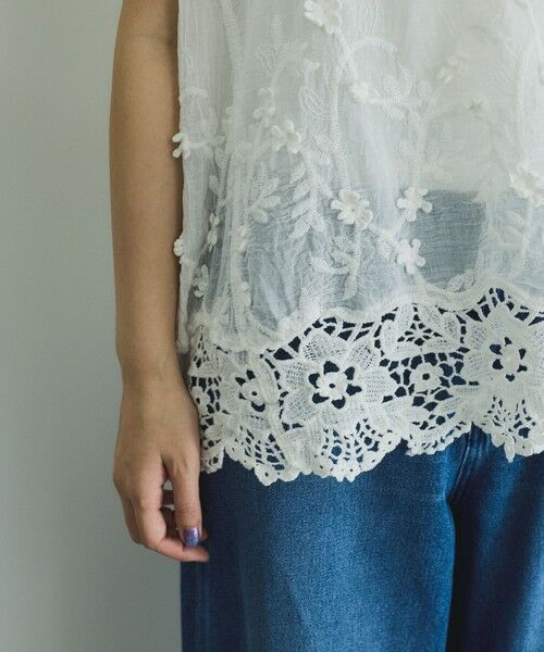 VICKY / ビッキー カットソー | カットレーストップス≪手洗い可能≫ | 詳細4