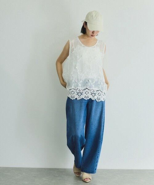 VICKY / ビッキー カットソー | カットレーストップス≪手洗い可能≫ | 詳細8