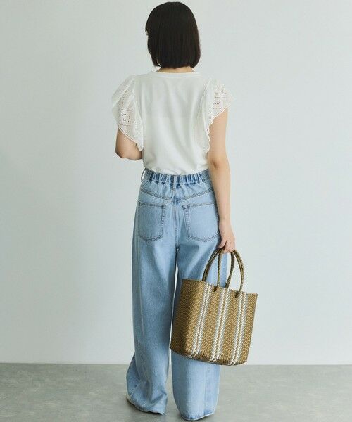 VICKY / ビッキー カットソー | 【消臭機能】レース切り替えカットトップス≪手洗い可能≫ | 詳細3