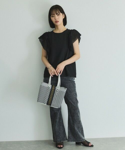 VICKY / ビッキー カットソー | 【消臭機能】レース切り替えカットトップス≪手洗い可能≫ | 詳細12