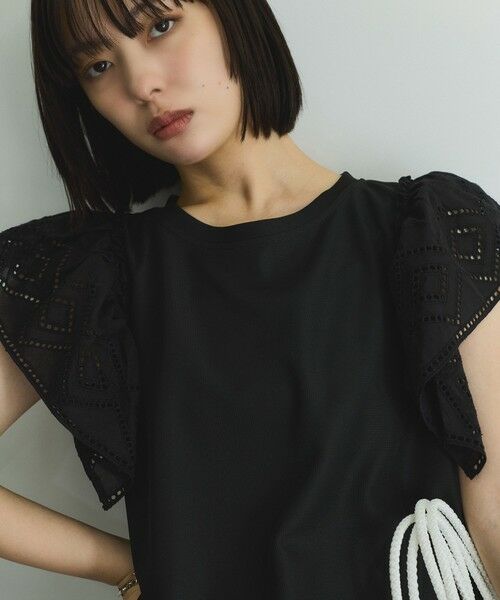 VICKY / ビッキー カットソー | 【消臭機能】レース切り替えカットトップス≪手洗い可能≫ | 詳細6