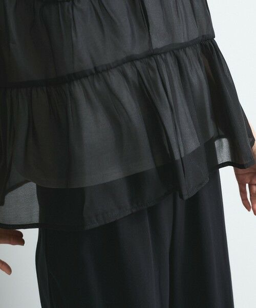 VICKY / ビッキー カットソー | オーガンジービスチェドッキングトップス≪手洗い可能≫ | 詳細8