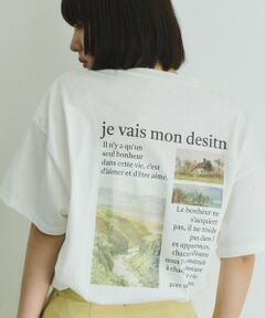 VICKY / ビッキー カットソー | バックプリントオーバーサイズTシャツ≪手洗い可能≫