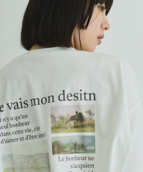 VICKY / ビッキー カットソー | バックプリントオーバーサイズTシャツ≪手洗い可能≫ | 詳細2