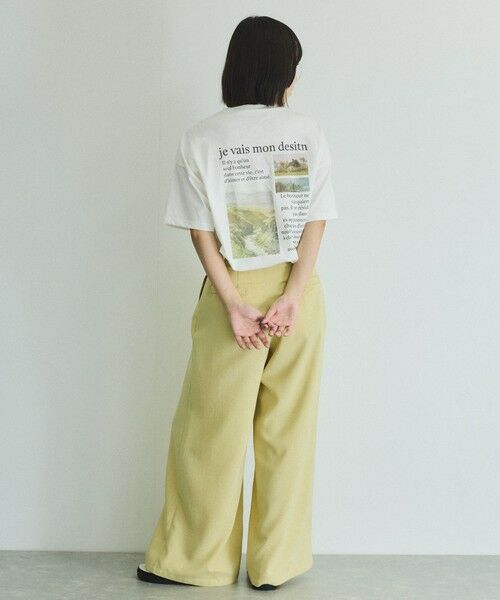 VICKY / ビッキー カットソー | バックプリントオーバーサイズTシャツ≪手洗い可能≫ | 詳細6