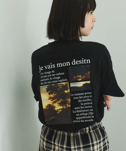 VICKY / ビッキー カットソー | バックプリントオーバーサイズTシャツ≪手洗い可能≫ | 詳細9