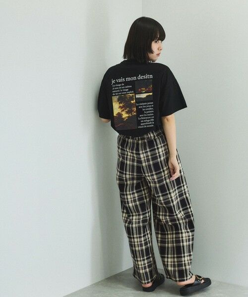 VICKY / ビッキー カットソー | バックプリントオーバーサイズTシャツ≪手洗い可能≫ | 詳細11