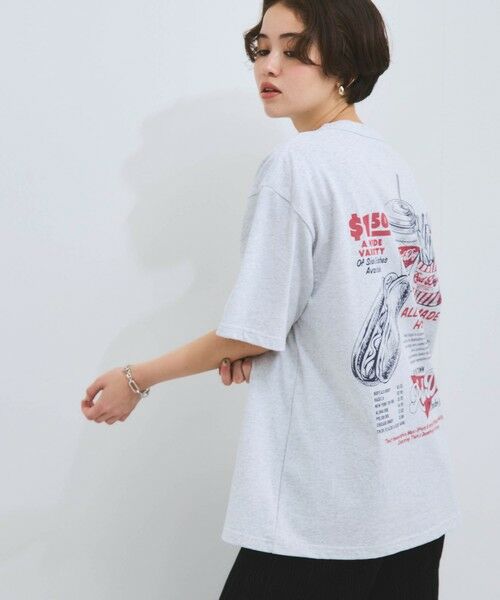 VICKY / ビッキー カットソー | 【Red Dogs】メニュープリントTシャツ≪洗濯機で洗える≫ | 詳細3