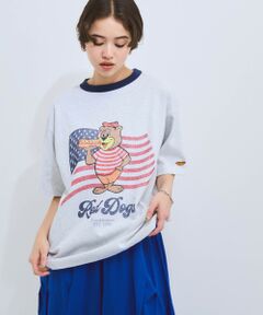 VICKY / ビッキー カットソー | 【Red Dogs】リンガーTシャツ≪洗濯機で洗える≫