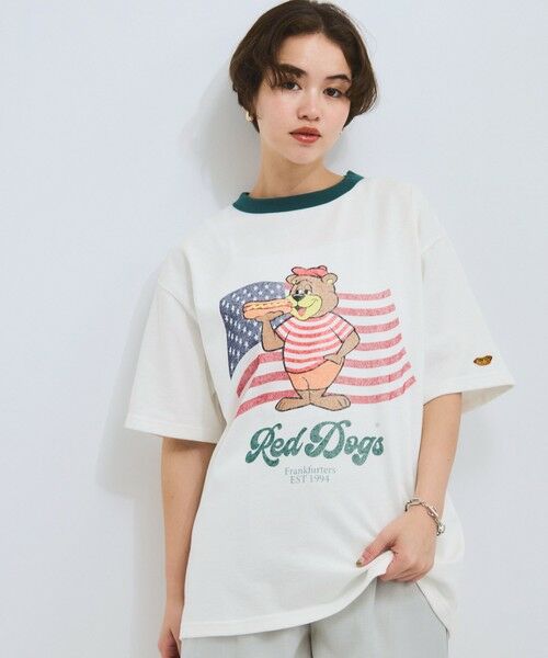 VICKY / ビッキー カットソー | 【Red Dogs】リンガーTシャツ≪洗濯機で洗える≫ | 詳細1