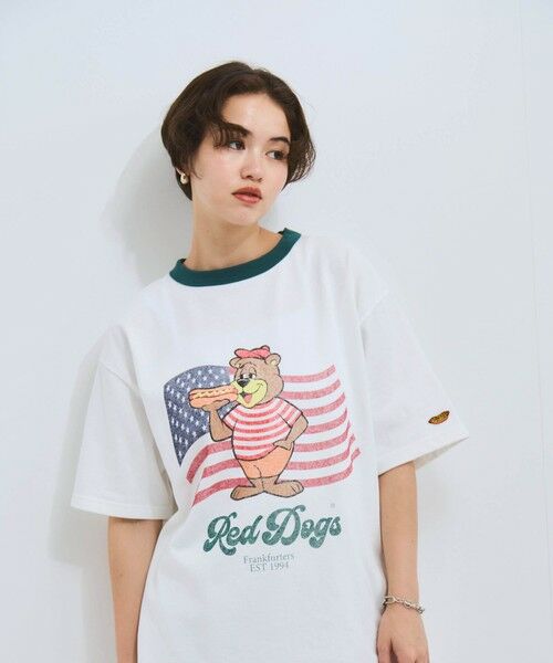VICKY / ビッキー カットソー | 【Red Dogs】リンガーTシャツ≪洗濯機で洗える≫ | 詳細2