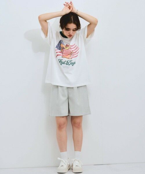 VICKY / ビッキー カットソー | 【Red Dogs】リンガーTシャツ≪洗濯機で洗える≫ | 詳細3