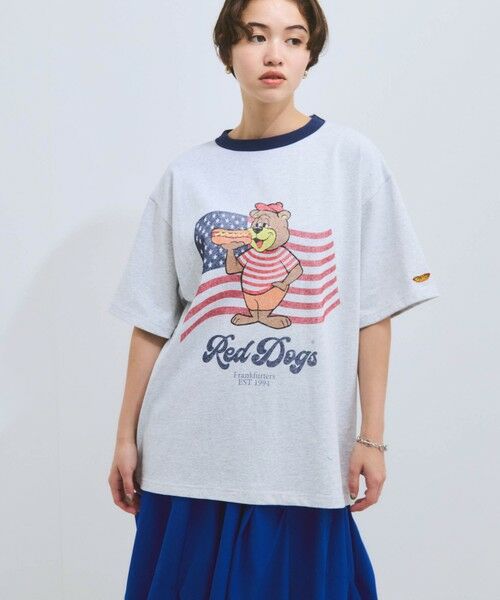 VICKY / ビッキー カットソー | 【Red Dogs】リンガーTシャツ≪洗濯機で洗える≫ | 詳細5