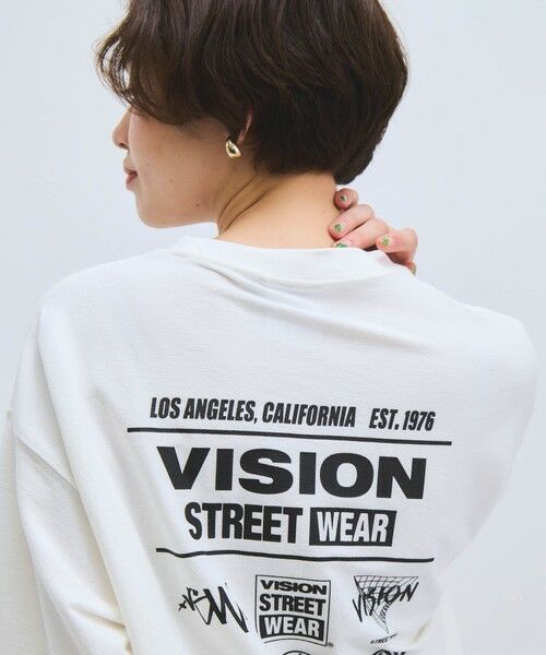 VICKY / ビッキー カットソー | 【VISION STREET WARE】HY-TECHロゴプリントTシャツ≪洗濯機で洗える≫ | 詳細2
