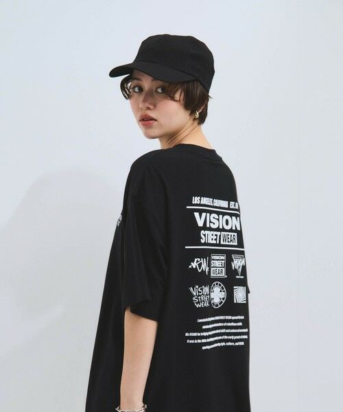 VICKY / ビッキー カットソー | 【VISION STREET WARE】HY-TECHロゴプリントTシャツ≪洗濯機で洗える≫ | 詳細8