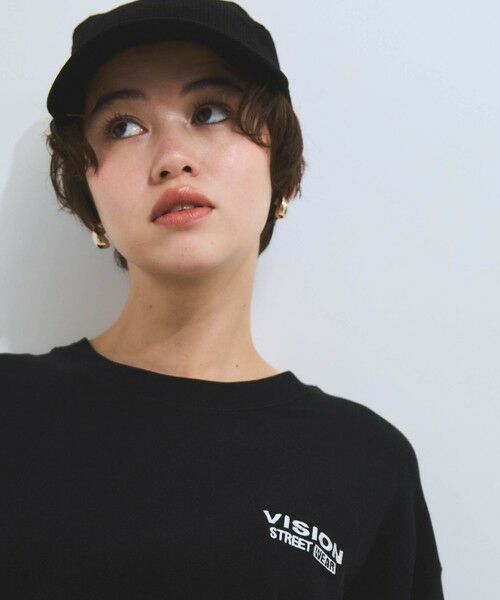 VICKY / ビッキー カットソー | 【VISION STREET WARE】HY-TECHロゴプリントTシャツ≪洗濯機で洗える≫ | 詳細9