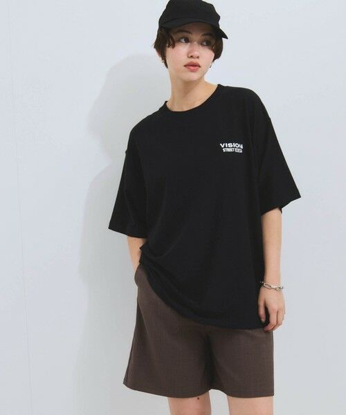 VICKY / ビッキー カットソー | 【VISION STREET WARE】HY-TECHロゴプリントTシャツ≪洗濯機で洗える≫ | 詳細10