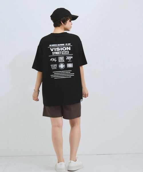 VICKY / ビッキー カットソー | 【VISION STREET WARE】HY-TECHロゴプリントTシャツ≪洗濯機で洗える≫ | 詳細12
