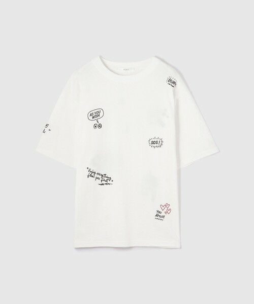 VICKY / ビッキー カットソー | 落書き刺繍Tシャツ≪洗濯機で洗える≫ | 詳細8