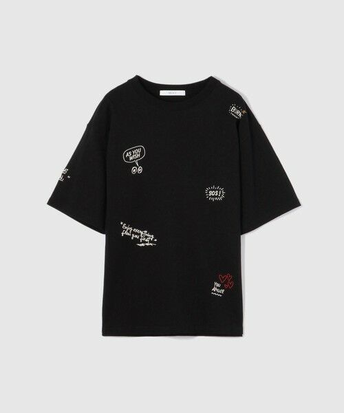 VICKY / ビッキー カットソー | 落書き刺繍Tシャツ≪洗濯機で洗える≫ | 詳細16