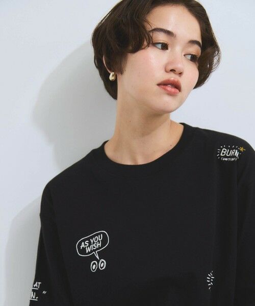 VICKY / ビッキー カットソー | 落書き刺繍Tシャツ≪洗濯機で洗える≫ | 詳細9